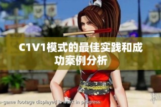 C1V1模式的最佳實(shí)踐和成功案例分析