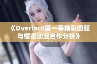 《Overlord第一季精彩回顧與櫻花動漫合作分析》