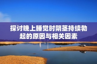 探討晚上睡覺(jué)時(shí)陰莖持續(xù)勃起的原因與相關(guān)因素