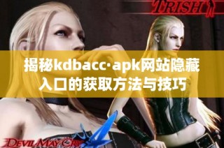 揭秘kdbacc·apk網(wǎng)站隱藏入口的獲取方法與技巧