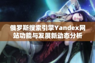 俄羅斯搜索引擎Yandex網(wǎng)站功能與發(fā)展新動(dòng)態(tài)分析