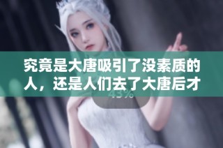 究竟是大唐吸引了沒素質(zhì)的人，還是人們?nèi)チ舜筇坪蟛抛兊脹]素質(zhì)的深度探討