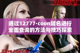 通過12777·coon域名進行全面查詢的方法與技巧探索