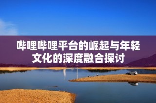 嗶哩嗶哩平臺的崛起與年輕文化的深度融合探討