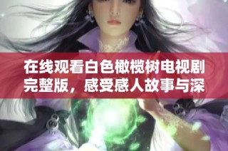 在線觀看白色橄欖樹電視劇完整版，感受感人故事與深刻情感的魅力