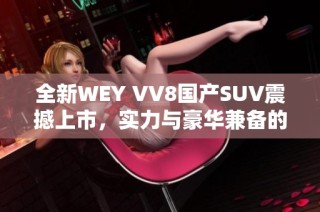 全新WEY VV8國產(chǎn)SUV震撼上市，實(shí)力與豪華兼?zhèn)涞倪x擇