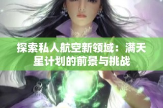 探索私人航空新領(lǐng)域：滿天星計(jì)劃的前景與挑戰(zhàn)