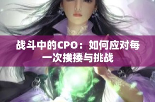 戰(zhàn)斗中的CPO：如何應(yīng)對(duì)每一次挨揍與挑戰(zhàn)