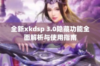 全新xkdsp 3.0隱藏功能全面解析與使用指南