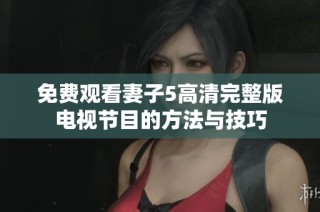 免費(fèi)觀看妻子5高清完整版電視節(jié)目的方法與技巧