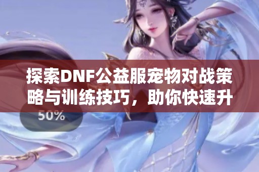 探索DNF公益服寵物對戰(zhàn)策略與訓練技巧，助你快速升級！