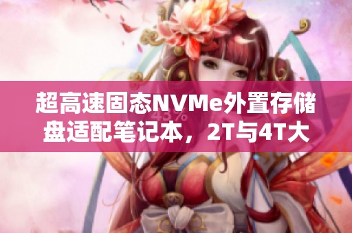 超高速固態(tài)NVMe外置存儲盤適配筆記本，2T與4T大容量供選擇