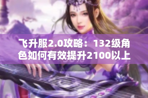 飛升服2.0攻略：132級角色如何有效提升2100以上功力技巧
