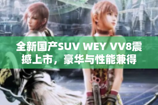 全新國(guó)產(chǎn)SUV WEY VV8震撼上市，豪華與性能兼得