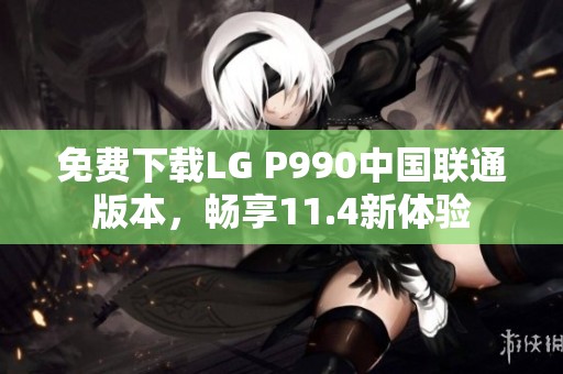 免費下載LG P990中國聯(lián)通版本，暢享11.4新體驗