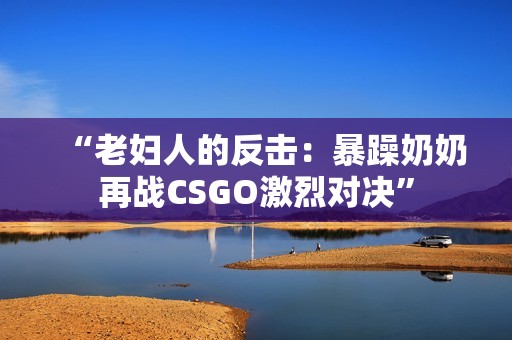“老婦人的反擊：暴躁奶奶再戰(zhàn)CSGO激烈對決”