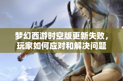 夢幻西游時空版更新失敗，玩家如何應(yīng)對和解決問題