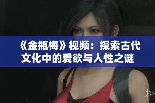 《金瓶梅》視頻：探索古代文化中的愛欲與人性之謎
