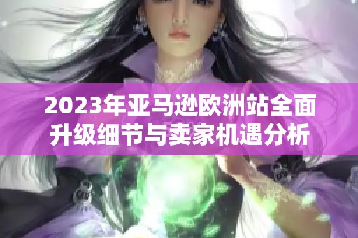 2023年亞馬遜歐洲站全面升級細(xì)節(jié)與賣家機(jī)遇分析 2023年亞馬遜歐洲站全面升級細(xì)節(jié)與賣家機(jī)遇分析