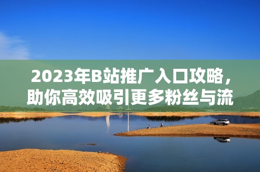 2023年B站推廣入口攻略，助你高效吸引更多粉絲與流量