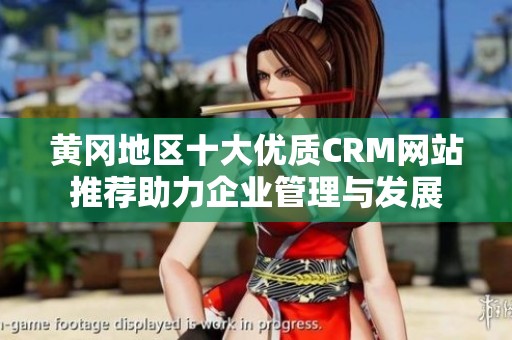 黃岡地區(qū)十大優(yōu)質(zhì)CRM網(wǎng)站推薦助力企業(yè)管理與發(fā)展