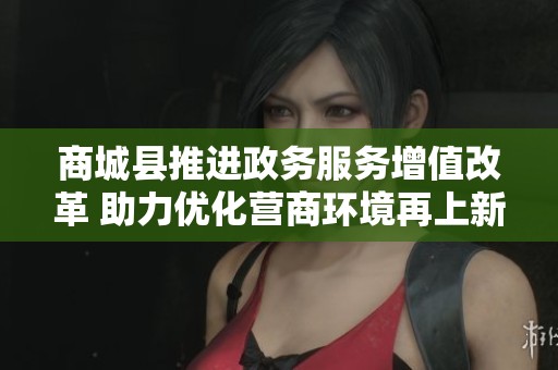 商城縣推進(jìn)政務(wù)服務(wù)增值改革 助力優(yōu)化營(yíng)商環(huán)境再上新臺(tái)階