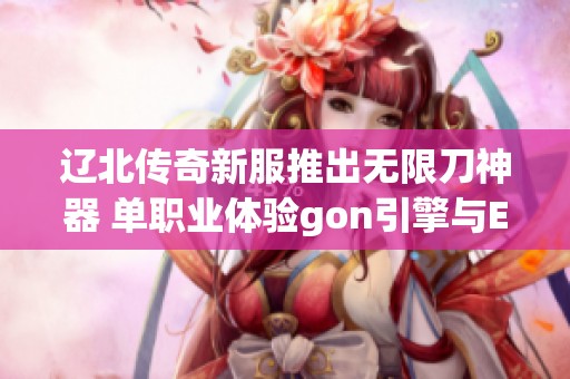 遼北傳奇新服推出無限刀神器 單職業(yè)體驗(yàn)gon引擎與ESP插件解析